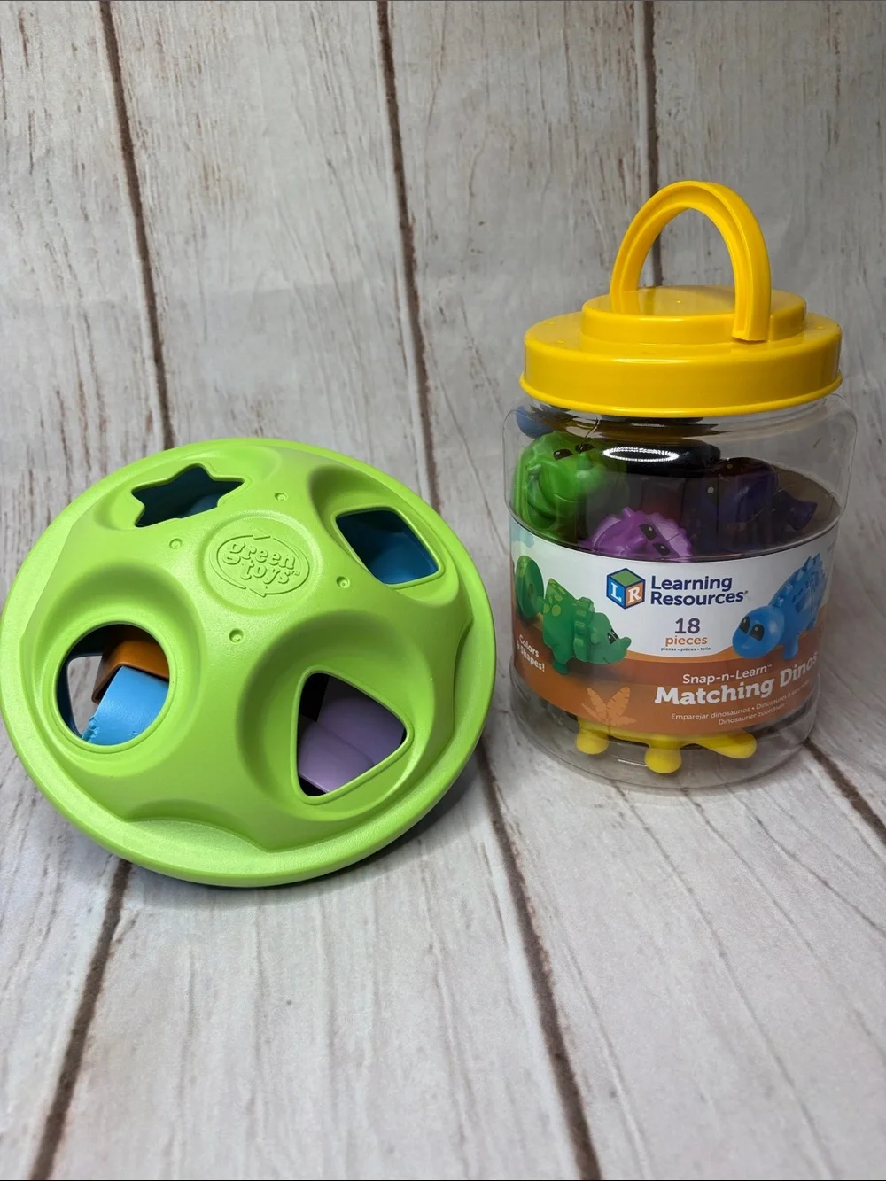 Bundle of 2 Toddler Learning Toys For Shapes & Colors